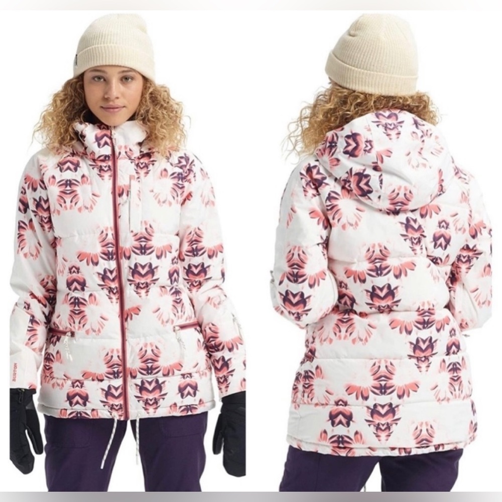 Burton Keelan Floral Snowboard Ski Parka Jacket Size Medium